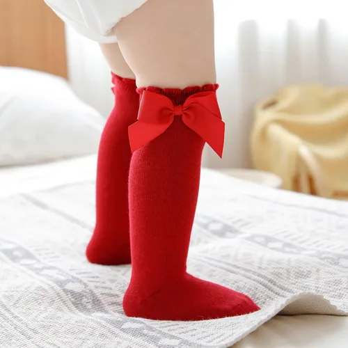 Vista 77 de DRESHOW BQUBO - Calcetines de punto para bebé, calcetines de algodón para niñas pequeñas