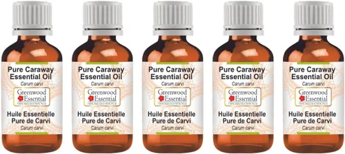 Vista 11 de Greenwood Essential Aceite esencial de alcaravea pura (Carum carvi) con cuentagotas de vidrio destilado al vapor 0.2 fl oz (0.16 oz)