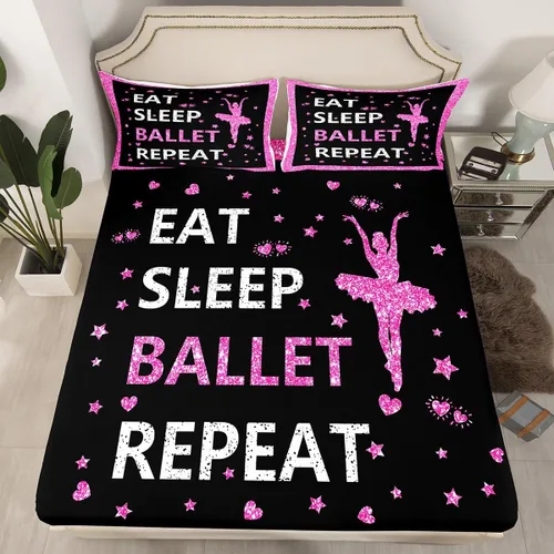 Vista 32 de Erosebridal Sábana bajera ajustable de gimnasia con bolsillo profundo para niñas y niños, tamaño individual, juego de ropa de cama deportiva