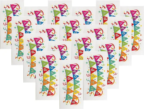 Vista 12 de Paper House Productions Paquete de 3 hojas de calcomanías de cumpleaños de 2 x 4 pulgadas para manualidades, álbumes de recortes y coleccionismo