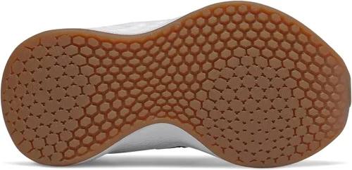 Vista 4 de New Balance Tenis unisex para bebé Fresh Foam Roav V1 sin cordones Aluminio ligero y negro.