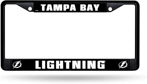 Vista 9 de Rico Industries NHL Hockey Anaheim Ducks - Marco cromado negro con insertos de plástico, 12 x 6 pulgadas, accesorio para automóvil o camión