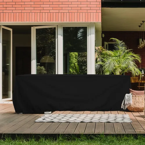 Vista 6 de Tempera Fundas para muebles de patio, fundas impermeables para mesas y sillas de exterior, fundas de comedor al aire libre, funda rectangular