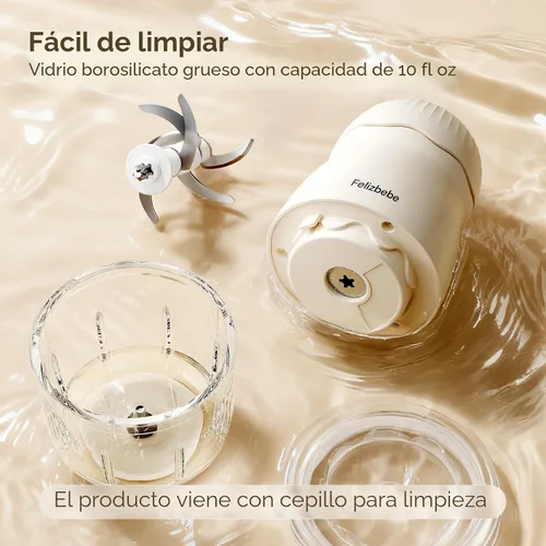 Vista 6 de Fabricante de Alimentos para Bebés, Juego Pequeño de Procesador de Alimentos para Bebés, Fruta, Verdura, Carne, Fabricante de Alimentos para Bebés