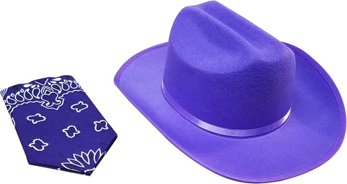Vista 31 de Aeromax Sombrero de vaquero junior con pañuelo