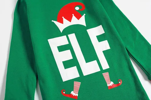Vista 3 de Pijamas familiares a juego de Navidad ropa de dormir de algodón con esqueleto para Halloween 2023
