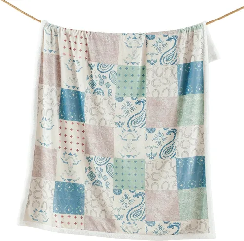 Vista 71 de Indigo Hill by HiEnd Accents Acadia - Manta de sherpa con estampado de pinos bosques, naturaleza, bosque, montaña, manta occidental para acampar al