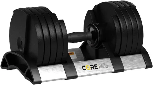 Vista 4 de Core Fitness® Adjustable Dumbbell Weight Set by Affordable Dumbbells