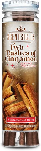 Vista 5 de Scentsicles - Varillas aromáticas de adorno de otoño y manzanas, 1 botella (6 varillas en total)