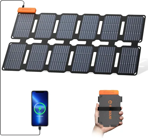 Vista 12 de FlexSolar Mini panel solar USB de 6 W, módulo monocristalino impermeable IP67 Kit de bricolaje con material PET para teléfono inteligente
