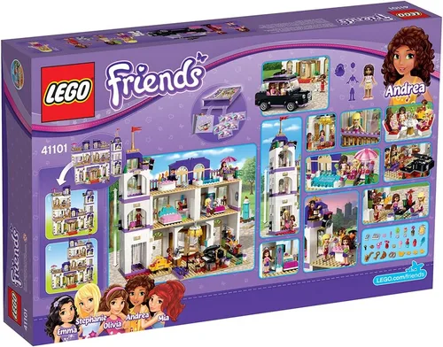 Vista 6 de Juguete de LEGO de la serie Friends, gran hotel.