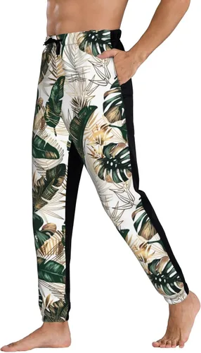 Vista 4 de WorldGES Men's Joggers Pants Morocco Casual Athletic Sweatpants with Pockets Breathable Track Pants for Workout Running