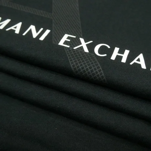 Vista 7 de AX ARMANI EXCHANGE Camiseta con logotipo de cuello redondo para hombre