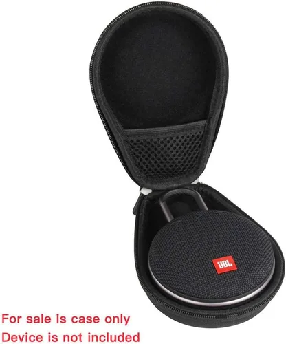 Vista 3 de Hermitshell Funda de viaje para altavoz Bluetooth inalámbrico JBL Clip 3 portátil impermeable (Negro)