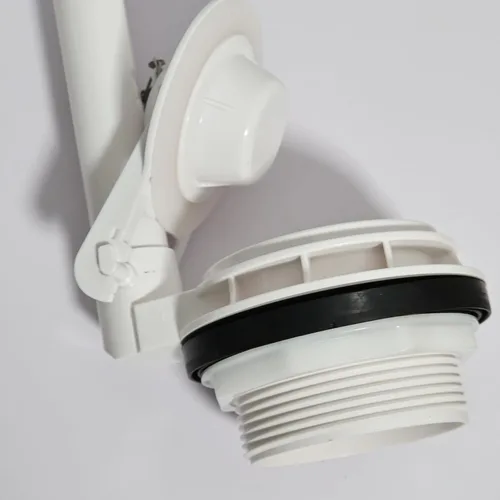 Vista 4 de Conjunto de válvula de descarga con aleta y cadena, compatible con el modelo de dos piezas de inodoro American Standard Cadet 3, se adapta al