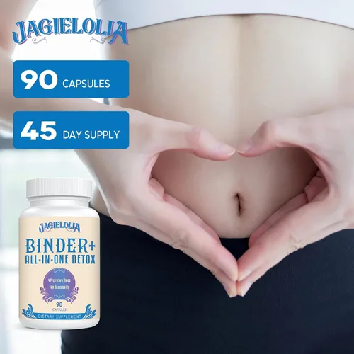Vista 8 de Jagielolia Suplemento Detoxificador Todo en Uno 1500 MG - Alta Biodisponibilidad, Limpieza Detox del Hígado y del Intestino con Carbón Activado