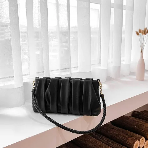 Vista 2 de Bolsos cruzados acolchados para mujer, bolso de hombro pequeño, bolso tipo satchel bag Dumpling, bolso Hobo