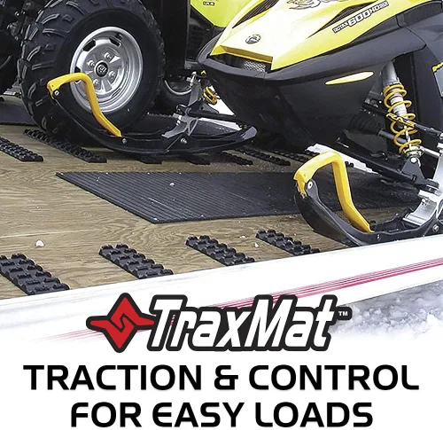 Vista 2 de Caliber TraxMat Snowmobile Trailer Traction Mat