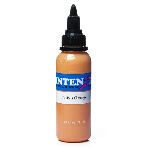Vista 9 de Intenze Tinta de Tatuaje Naranja Fuerte 4oz Naranja dura