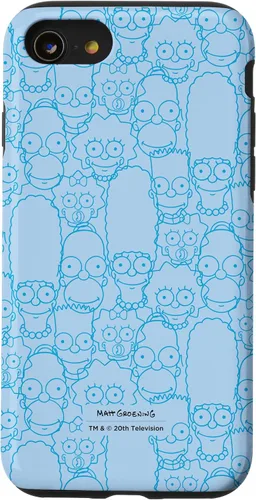 Vista 18 de Funda con estampado de personajes de The Simpsons Springfield para iPhone 16