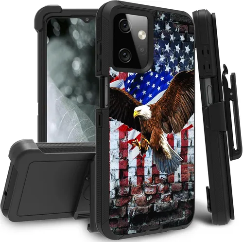 Vista 40 de Funda para Motorola Edge 2021 / Moto Edge 5G UW, protección resistente de 3 capas híbridas a prueba de golpes con funda de clip para cinturón