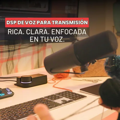 Vista 8 de BEACN Studio (Dark) - Interfaz de audio USB XLR, cadena de micrófono DSP Oscuro