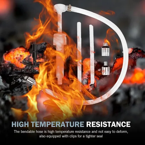 Vista 3 de Kit de bomba de fluido de transmisión, bomba de succión de aceite de tipo empuje de 8 cc y transferencia de fluidos con adaptador de tercera mano