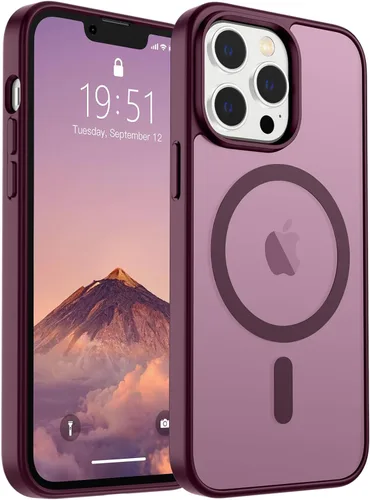 Vista 228 de SUPFINE Funda magnética para iPhone SE 2022 (3ª)/2020 (2ª), iPhone 8 (compatible con MagSafe) (protección contra caídas de grado militar), funda