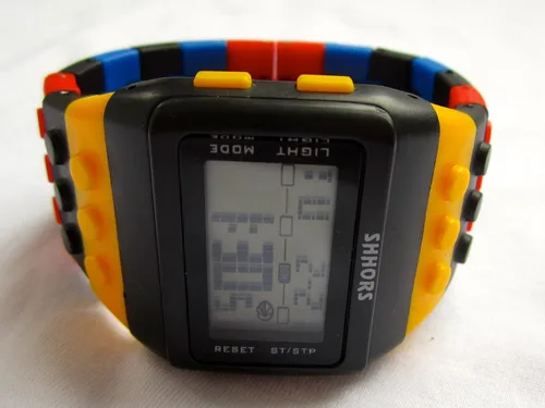 Vista 3 de Moda LED SHHORS Multicolor Banda de goma Deportes Reloj Unisex, Moderno