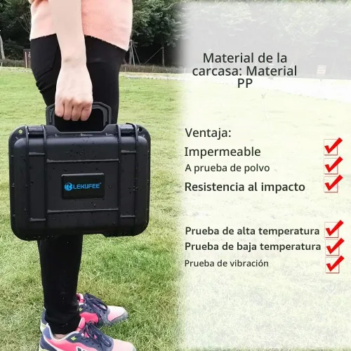 Vista 5 de Lekufee Funda rígida impermeable portátil para accesorios DJI Mavic Mini y SE (solo funda, no para Mini 4k/2/3/4)