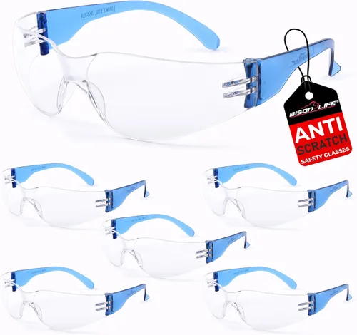 Vista 13 de Lentes de seguridad con protección envolvente resistente a arañazos, lente de policarbonato resistente a impactos ANSI Z87.1 Scratch & Impact