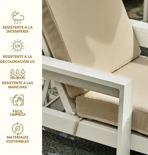 Vista 6 de Honeycomb Outdoor Heritage - Cojín para muebles de patio, 21.5 x 70
