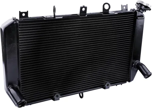 Vista 5 de TCT-MOTORPARTS Enfriador de radiador de aluminio apto para Kawasaki Z900 2017-2023 2022 2021 2020 negro