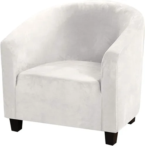 Vista 19 de MIFXIN - Funda elástica para silla de bañera de terciopelo de alta elasticidad, cubierta de silla de club, cubierta de sillón de elastano, cubierta