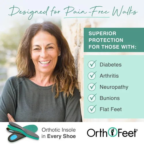 Vista 4 de Orthofeet Zapatos de senderismo ortopédicos impermeables Alma para mujer