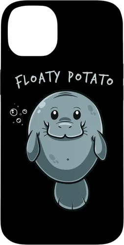 Vista 15 de Flaoty Potato Manatee Funny Manati Manatee Chubby Mermaid Case for iPhone 17