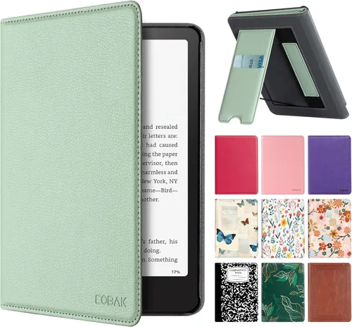 Vista 14 de CoBak Case with Stand for Kindle Paperwhite -with Auto Sleep Wake, Card Slot, Hand Strap Feature - Fits Kindle Paperwhite 11th Generation 6.8