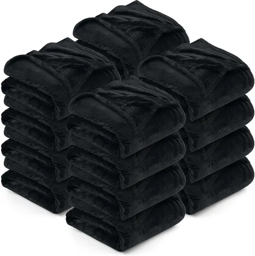 Vista 116 de Utopia Bedding - Manta de vellón de lujo, mullida, antiestática; manta de suave microfibra de 8.8 oz/yd² (300 g/m²) para sofá y cama; tamaño Gris