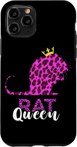 Vista 29 de Rat Queen Crown Leopard Mouse Rat Lover Rodent Rat Owner Case for iPhone 17
