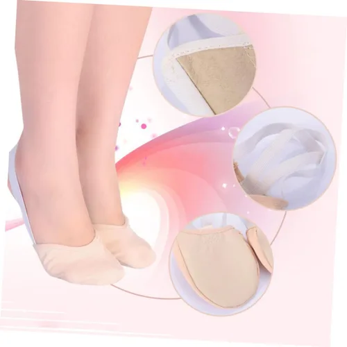 Vista 7 de Healeved 2 tenis de lona para mujer, zapatos de ballet líricos, zapatos de ballet para mujer, contemporáneos de ballet, tangas de pie, zapatos