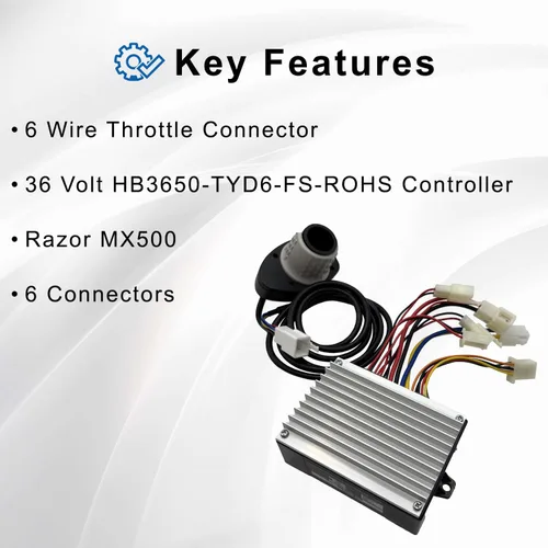 Vista 6 de AlveyTech Controlador para Razor MX500 (Versiones 1-)