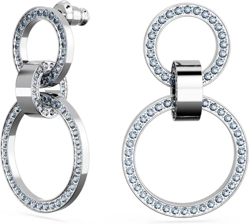 Vista 2 de Swarovski Hollow Collection Hoop Earrings