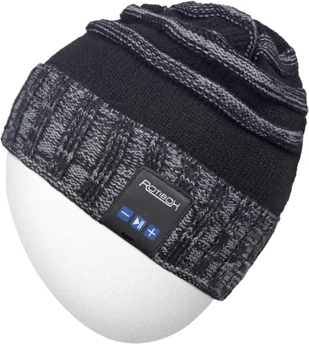 Vista 19 de Rotibox - Gorro inalámbrico con Bluetooth para deportes al aire libre, regalo de Navidad.
