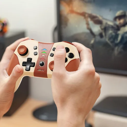 Vista 7 de Puning Control Switch Pro controlador inalámbrico compatible con Nintendo SwitchSwitch LiteSwitch OLED compatible