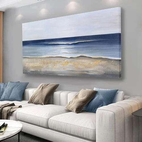Vista 7 de Yuaxker Cuadros de árbol para decoración de pared, arte de pared verde, pintura de paisaje natural, arte estético moderno para sala de estar