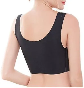 Vista 3 de BAIXITE Sujetador de yoga diario sin costuras ultra transpirable sujetador camisola dormir cero sensación ropa