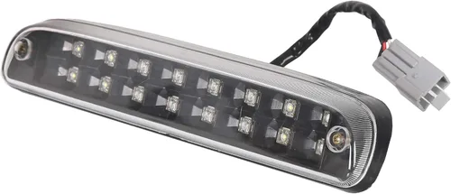 Vista 6 de ECOTRIC Tercera lámpara de carga de luz de freno compatible con Ford F250 F350 F450 F550/1993-2011 Ranger 3ª luz trasera transparente de montaje