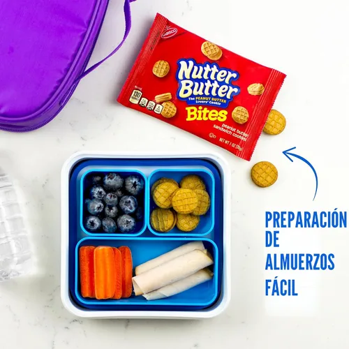 Vista 10 de Galletas OREO Mini, Mini CHIPS AHOY! Galletas, RITZ Bits Galletas de queso, bocadillos Nutter Butter y galletas Wheat Thins, paquete surtido Nabisco