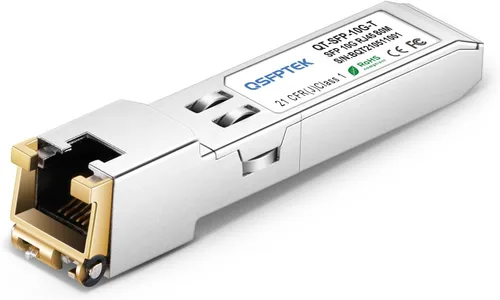 Vista 10 de QSFPTEK Módulo SFP+ 10G 10GBASE-LR 1310nm 10km DDM SMF LC Transceptor SFP+ de Modo Único Compatible para Arista SFP-10G-LR