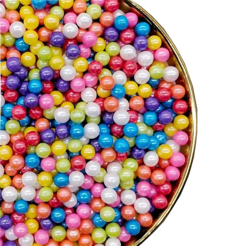 Vista 11 de Perlas comestibles negras para tartas, 4.59 oz, 4.6 onzas, chispas de galletas, perlas de azúcar, perlas de caramelo comestibles para decoración